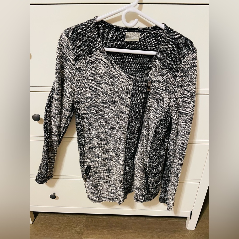 Calvin Klein Black and White Sweater